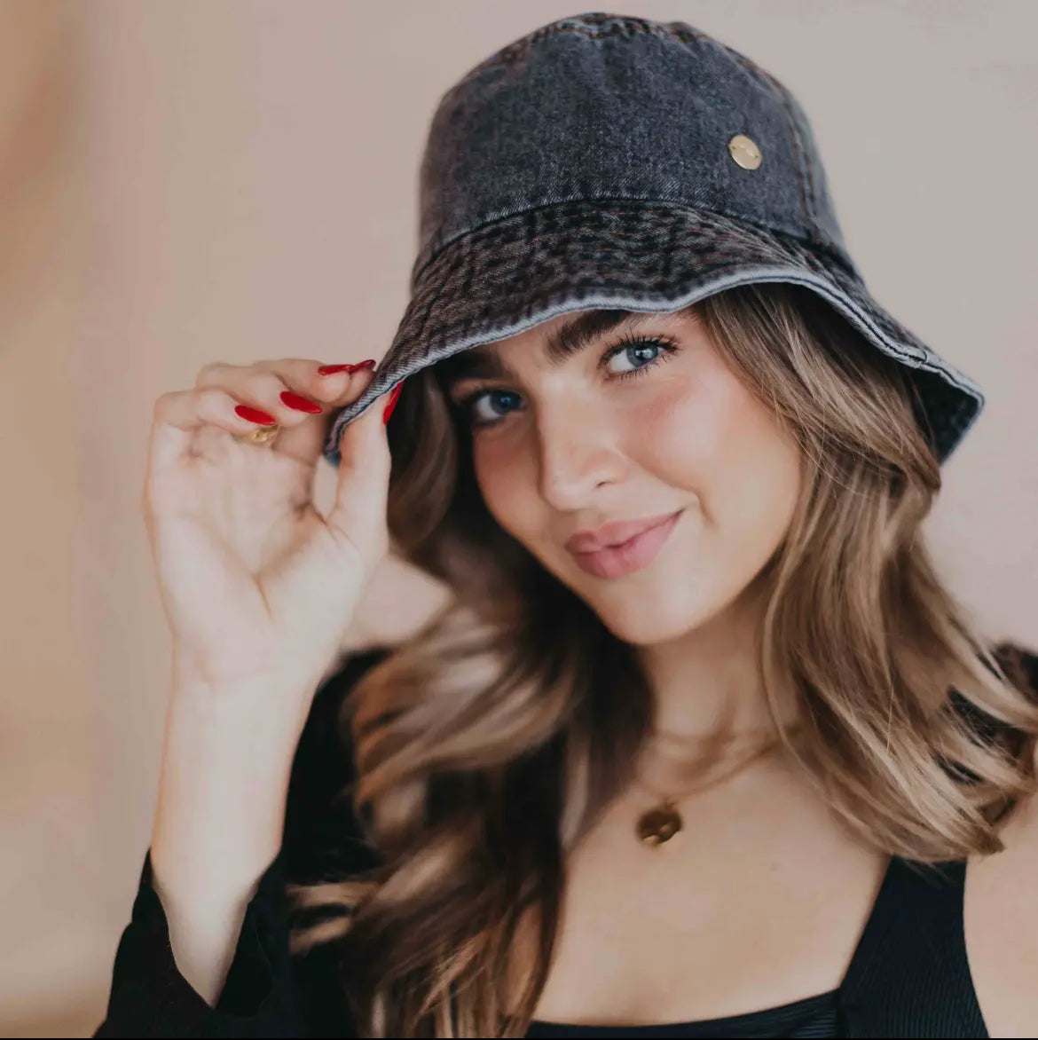 Clearwater Bucket Hat in Dark Denim Color