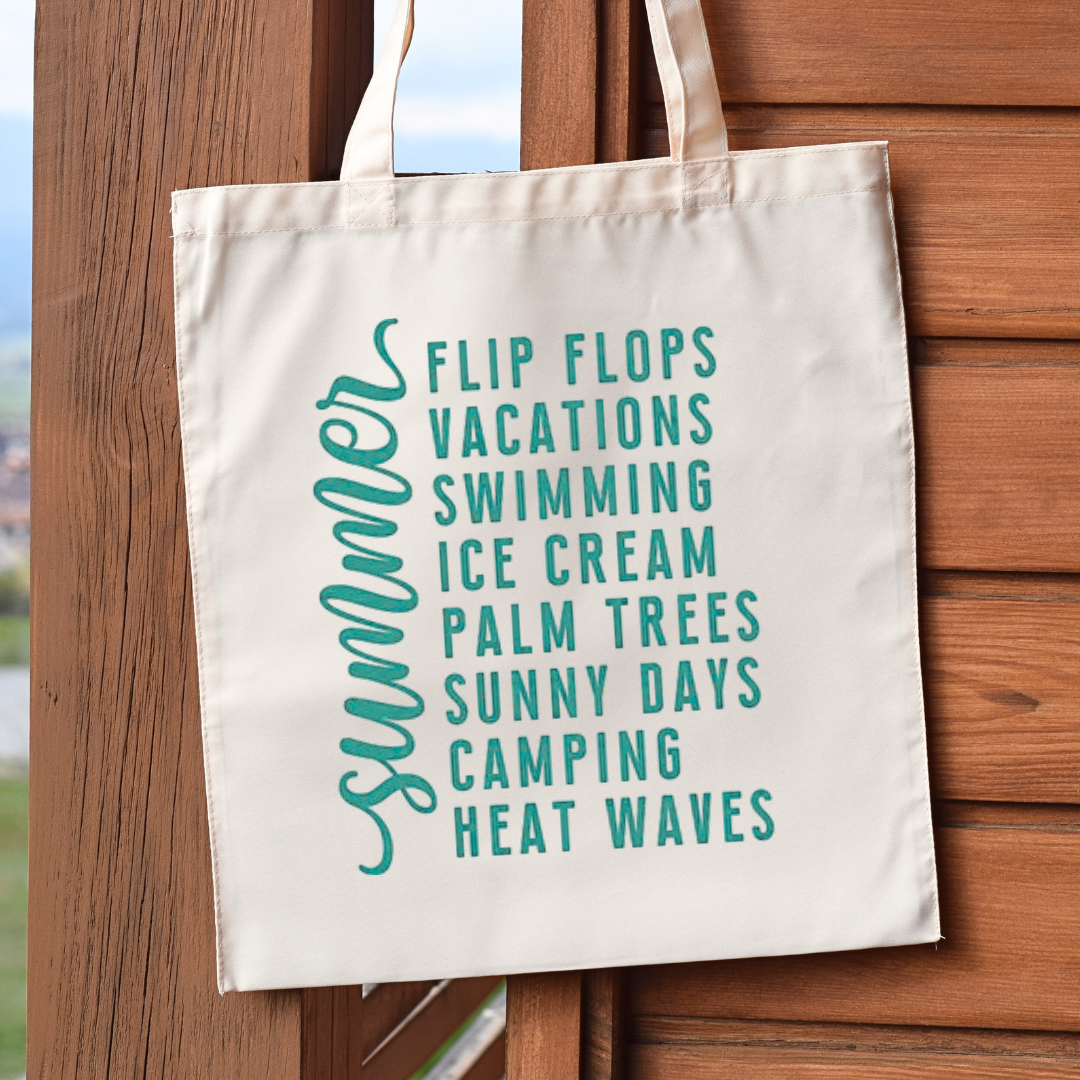 Custom Canvas Totes Summer Market Collection