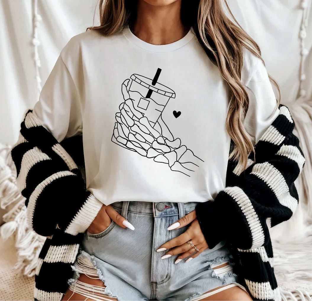 Iced Coffee Til Death Tee