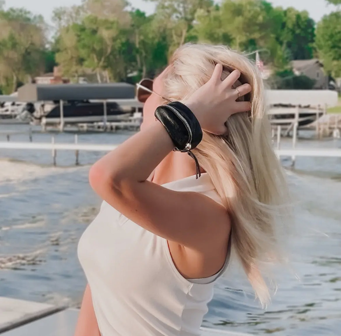 The Luna Wrist Pouch