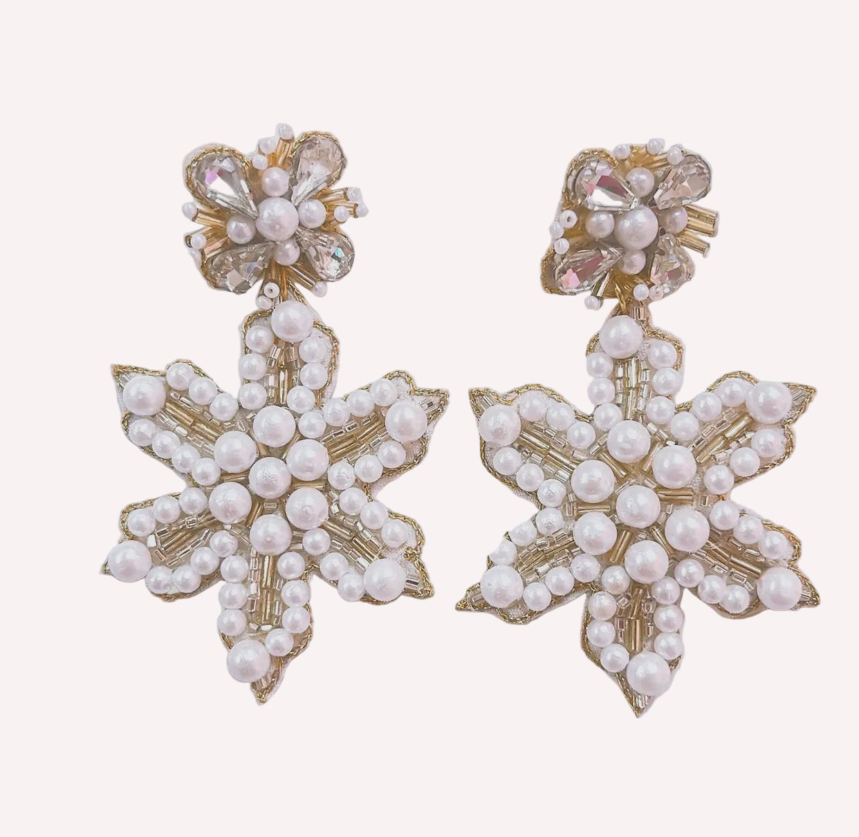 Winter WanderLust Pearl Glam Dangle