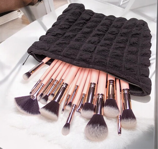 The Emmersyn Embossed Cosmetic Bag Collection