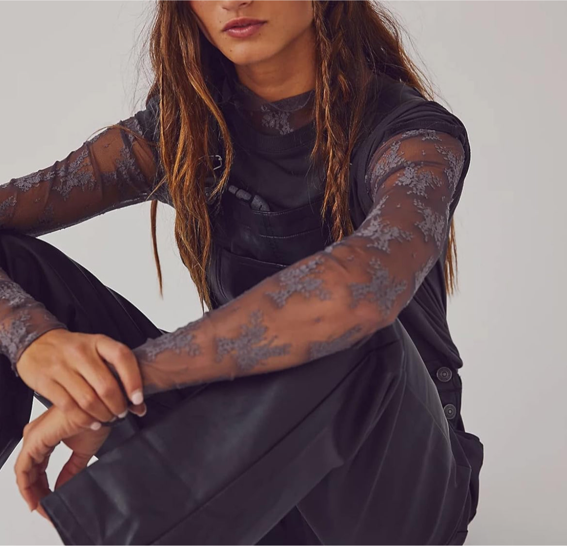 Wildflower Sheer Stretch Layering Tops