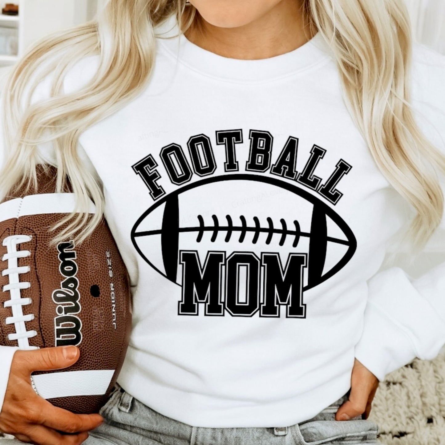 Football Mom Crewnecks