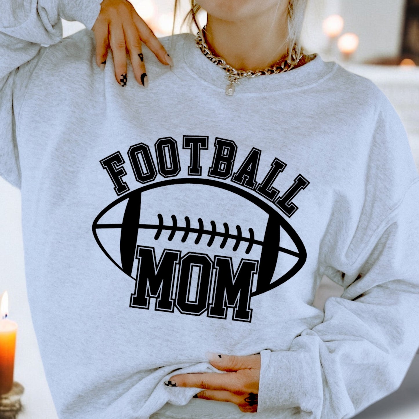 Football Mom Crewnecks