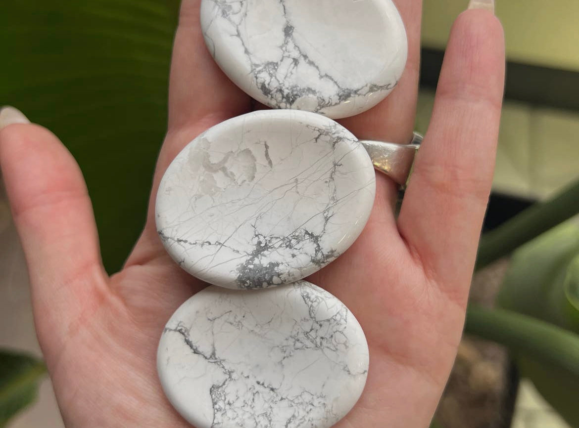 Howlite Worry Stone