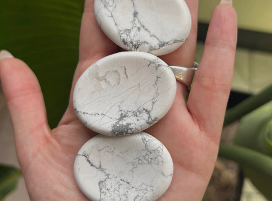 Howlite Worry Stone