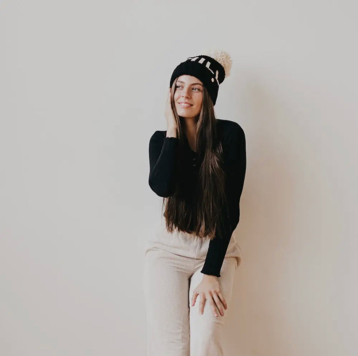 Chill AF Deluxe Pom Beanie