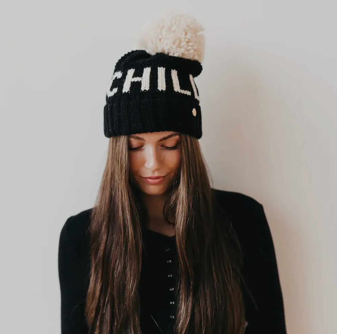 Chill AF Deluxe Pom Beanie