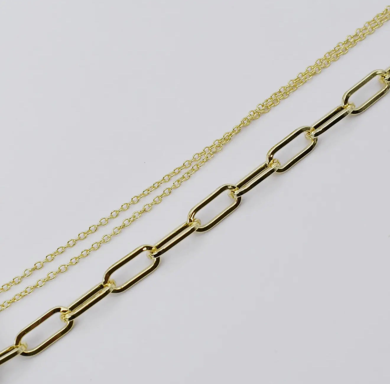 Heart of Honor Mixed Chain Charm Necklace