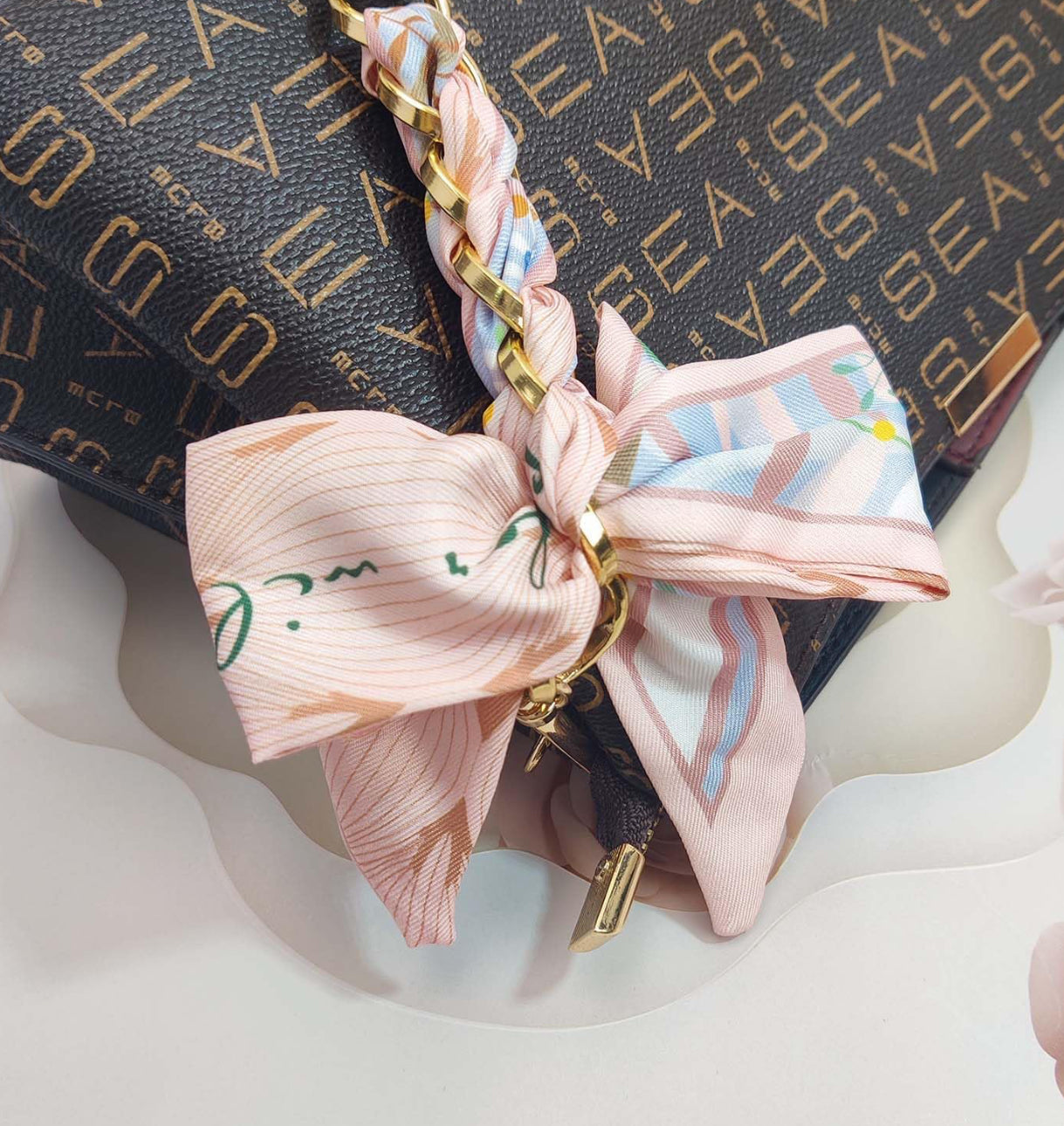 Satin Linx Bow Bag Charm/Extenders