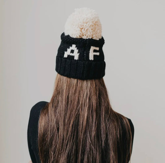 Chill AF Deluxe Pom Beanie