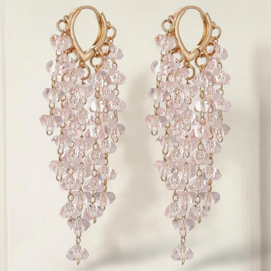 Rock Chip Drip Fringe Huggies