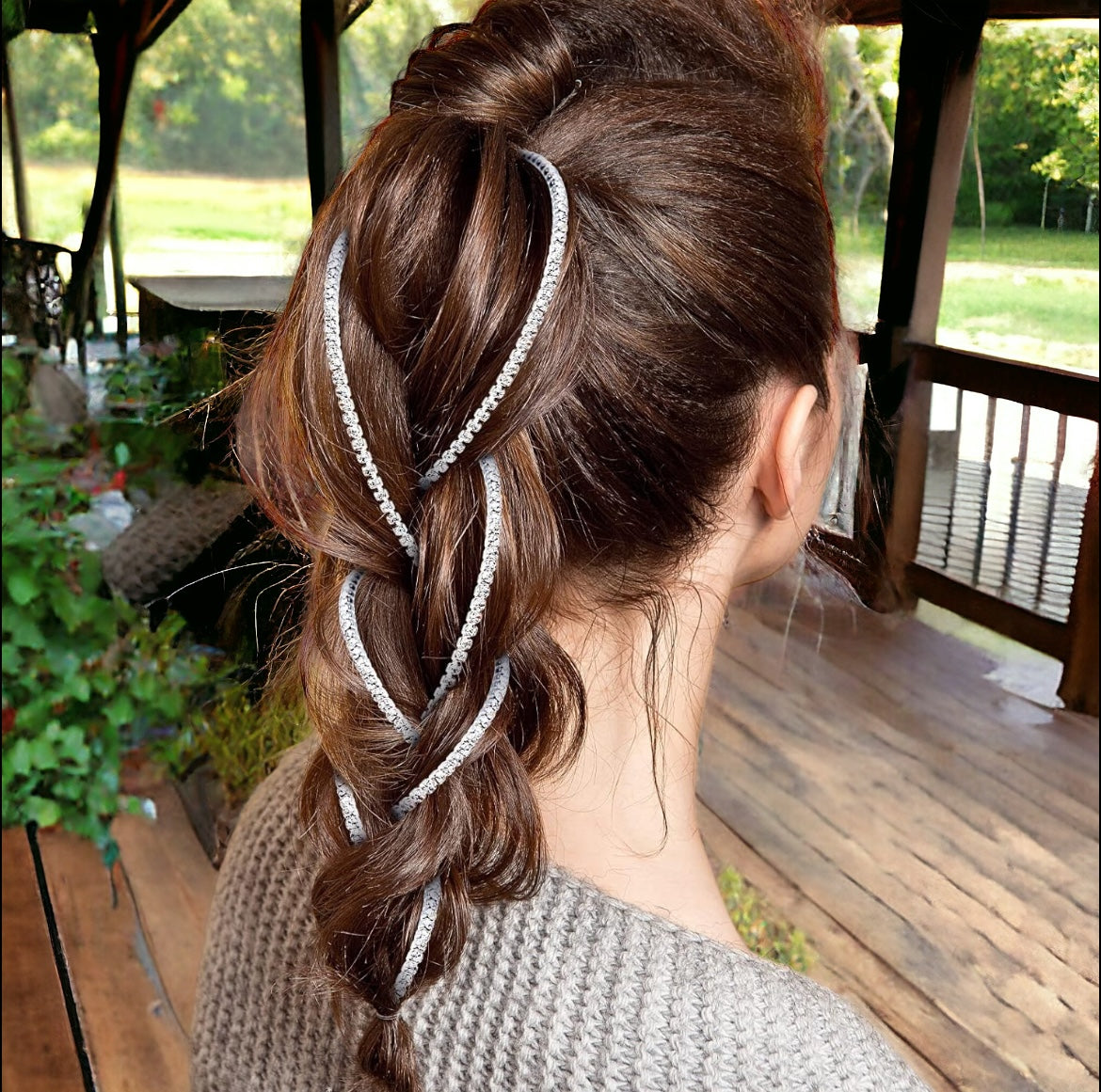 Rhinestone Clip-In Hair Jewelry Sets