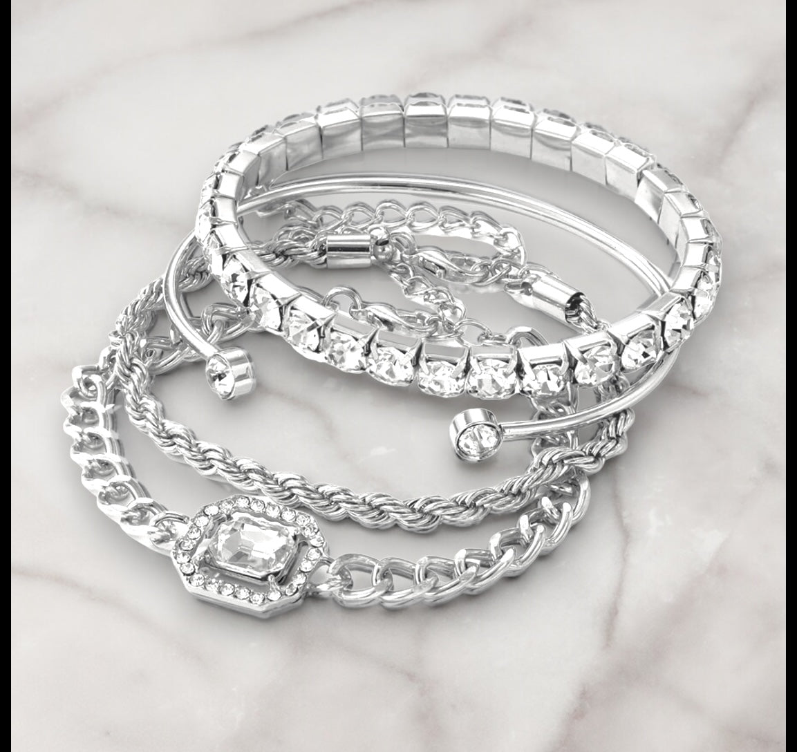 The Becky Four Piece Bangle Stack Upgrade