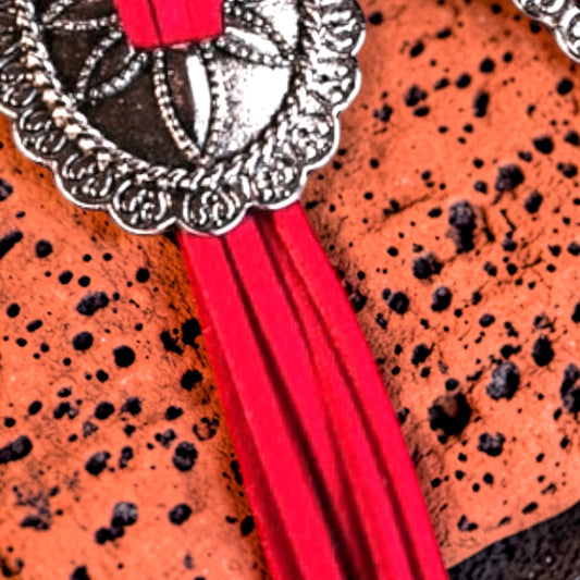 Boho Concho and Fringe Dangle