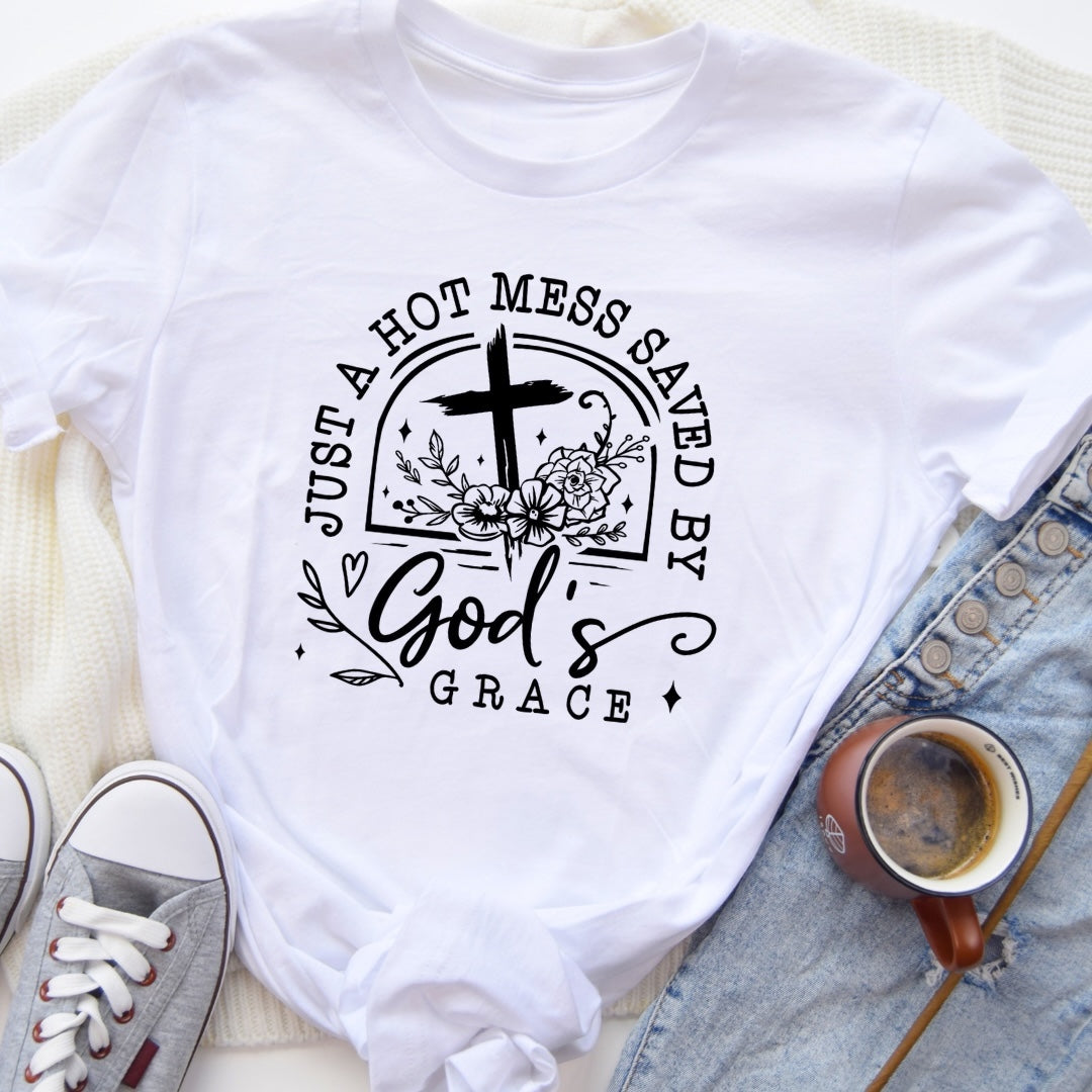 A Saved Hot Mess Tee