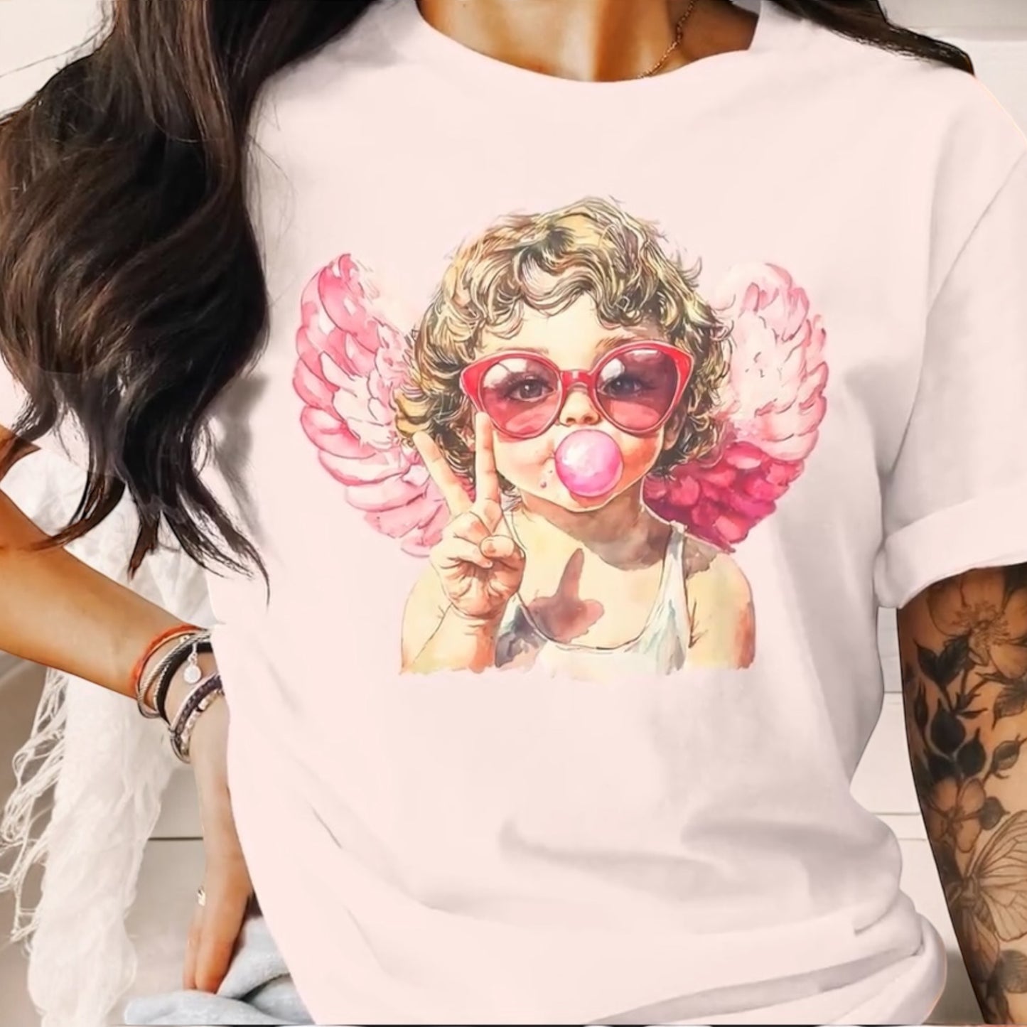 Peace Out Cupid Tee