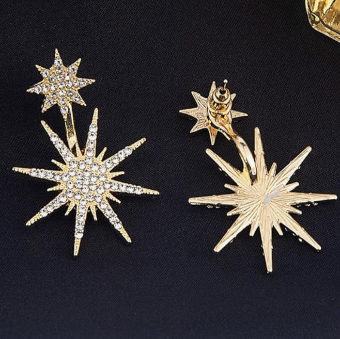 Top of The Tree Star Studded Earrings