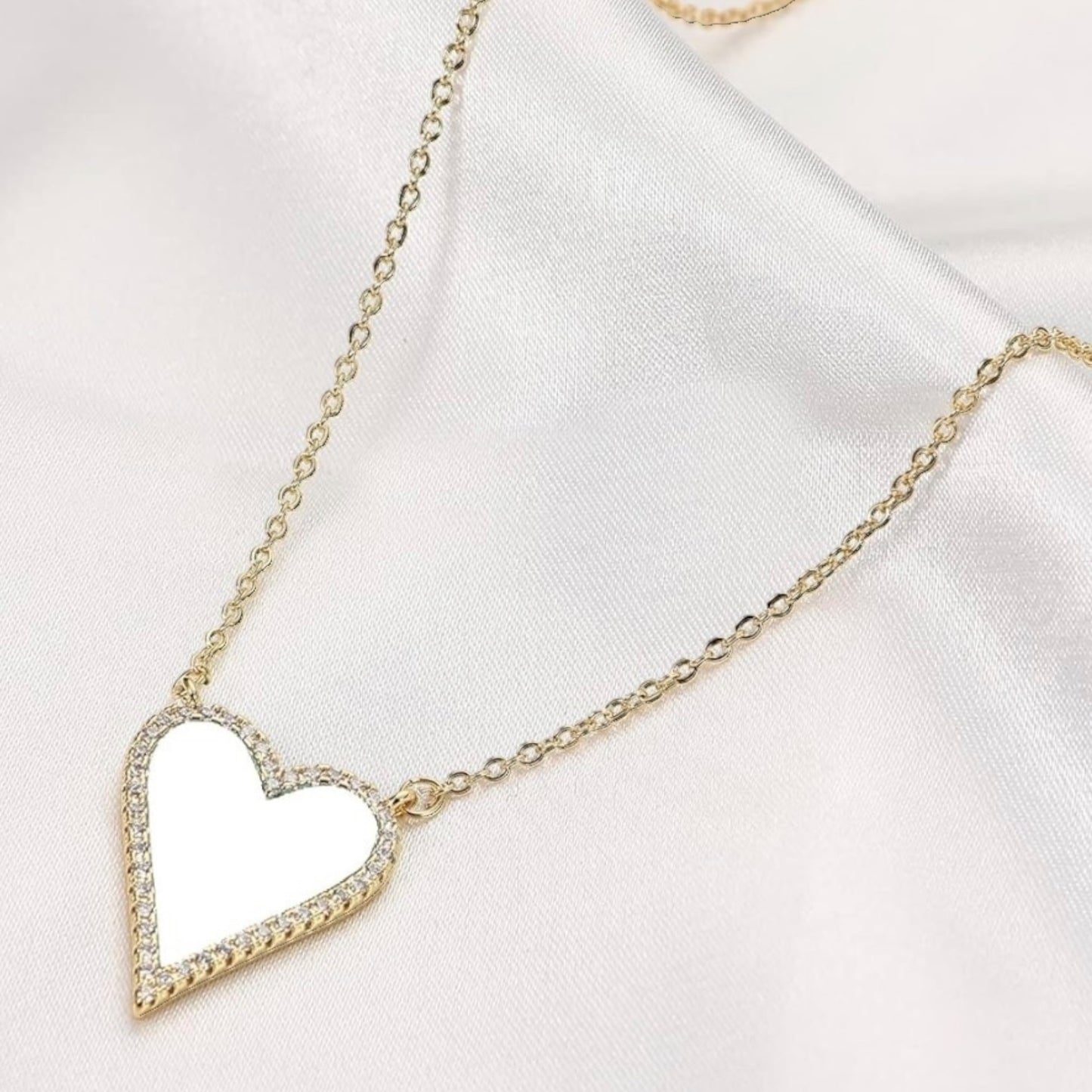 Sparkling Pastels Collection Heart Pendants.