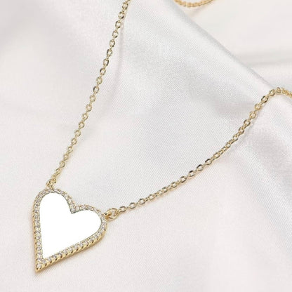 Sparkling Pastels Collection Heart Pendants.