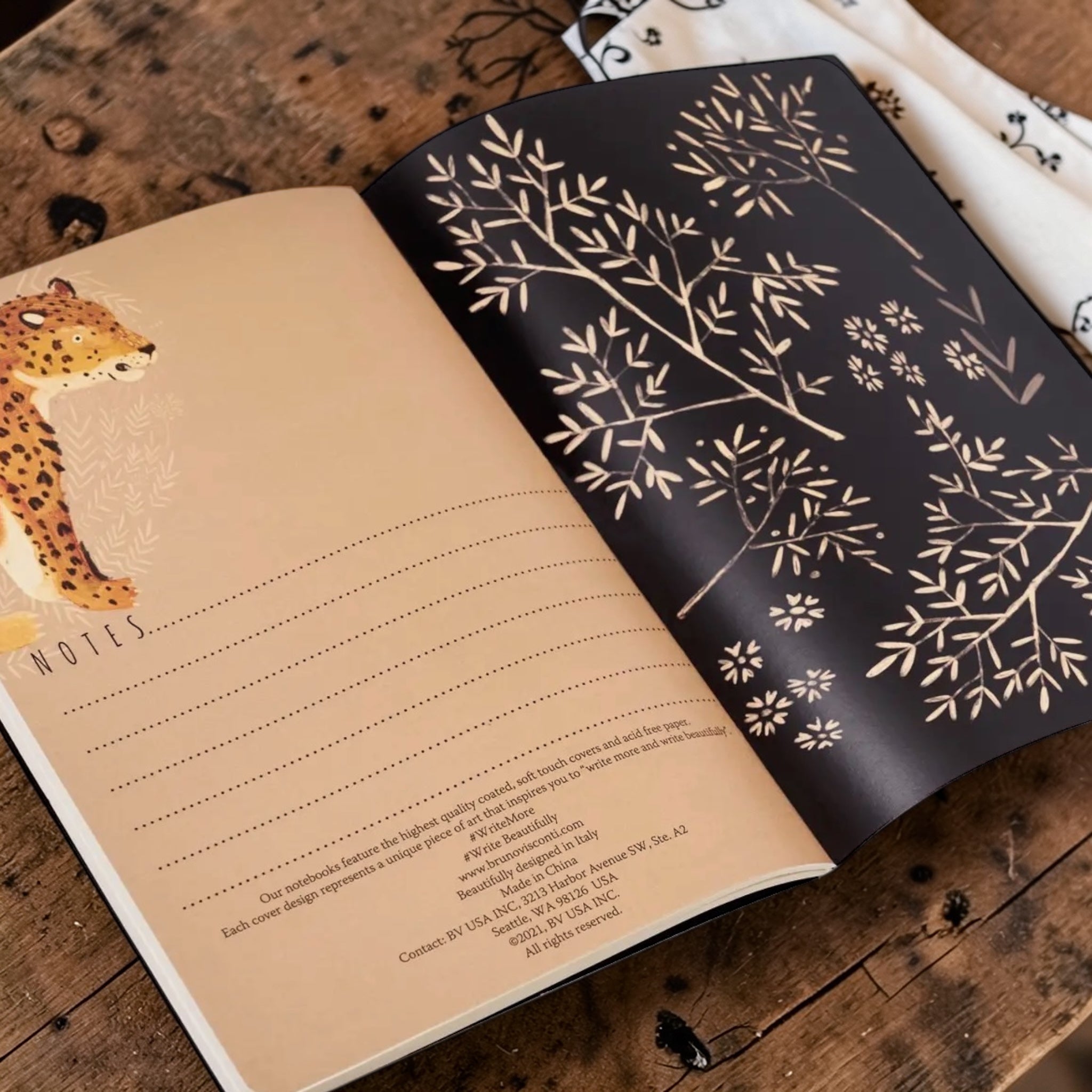 BV Art Collection Notebook/ Leopard
