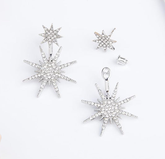 Top of The Tree Star Studded Earrings