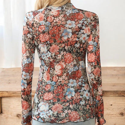 Flower Bomb Pattern Layering Tops