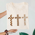 Mosaic Painted Crosses Tee