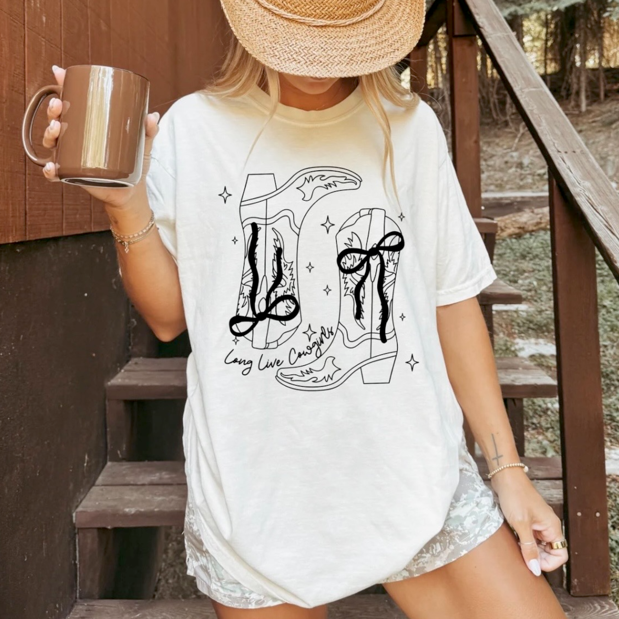 Long Live Cowgirls Monochrome Tee