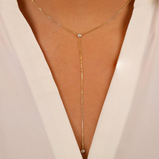 The Ava Forever Teardrop Lariat