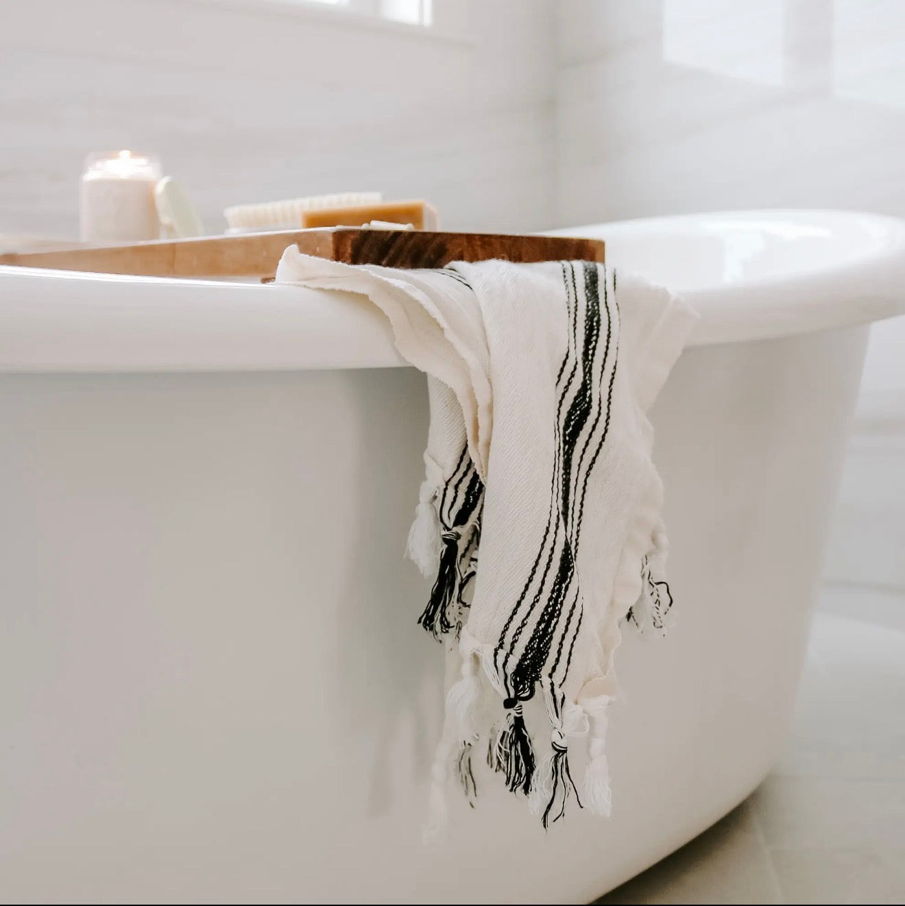 Turkish Cotton Tassel Towels
