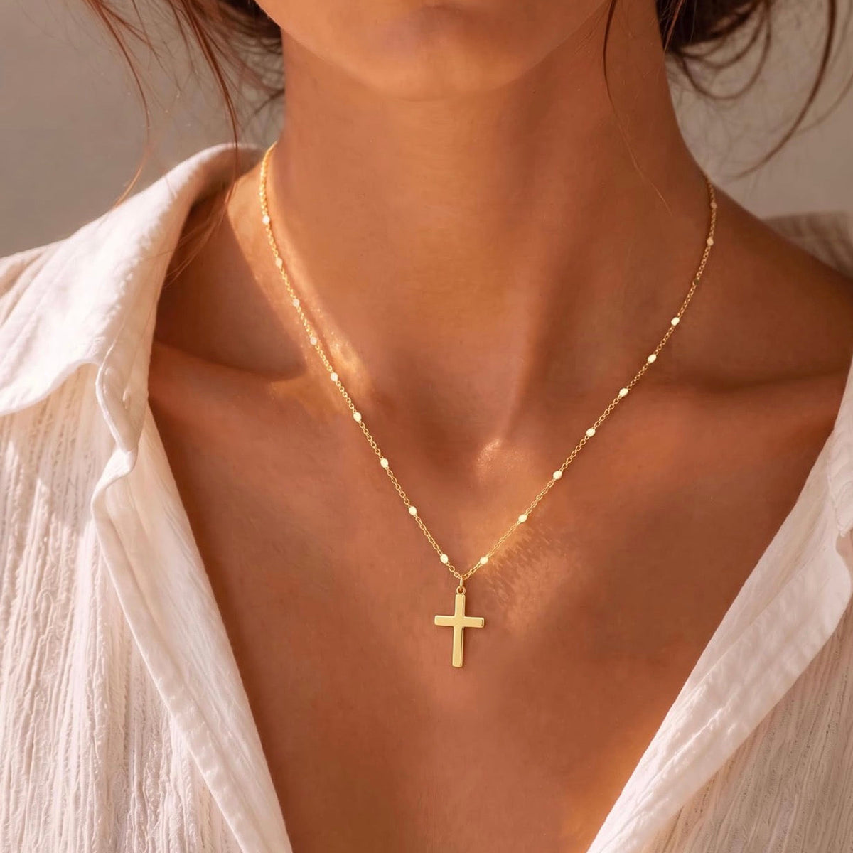 Elegant Faith Cross Pendant