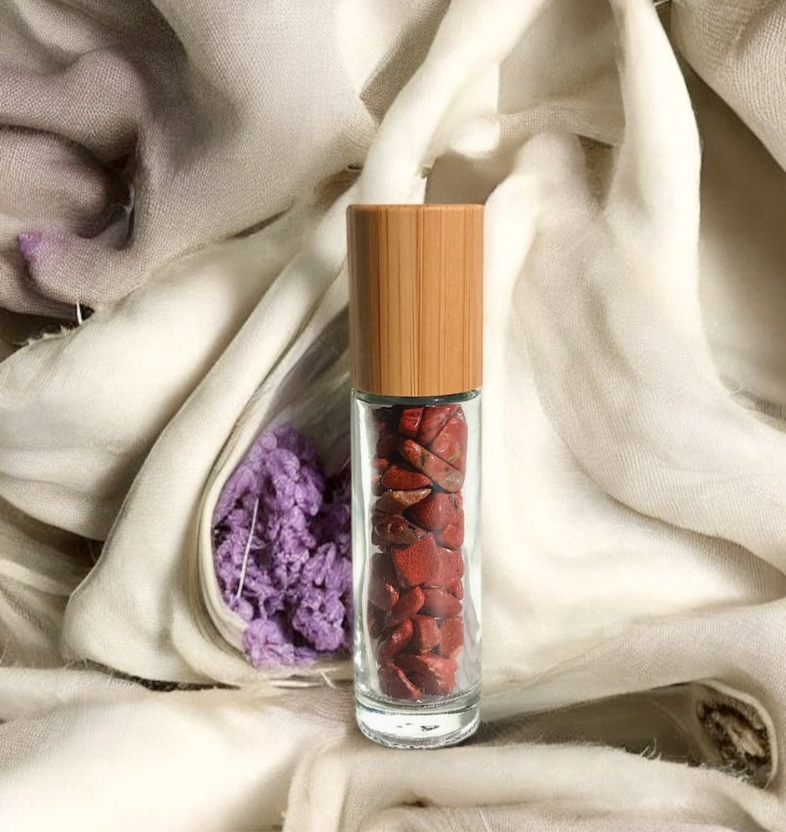 Natural Stone Chip Perfume Rollers The Moonstone Collection