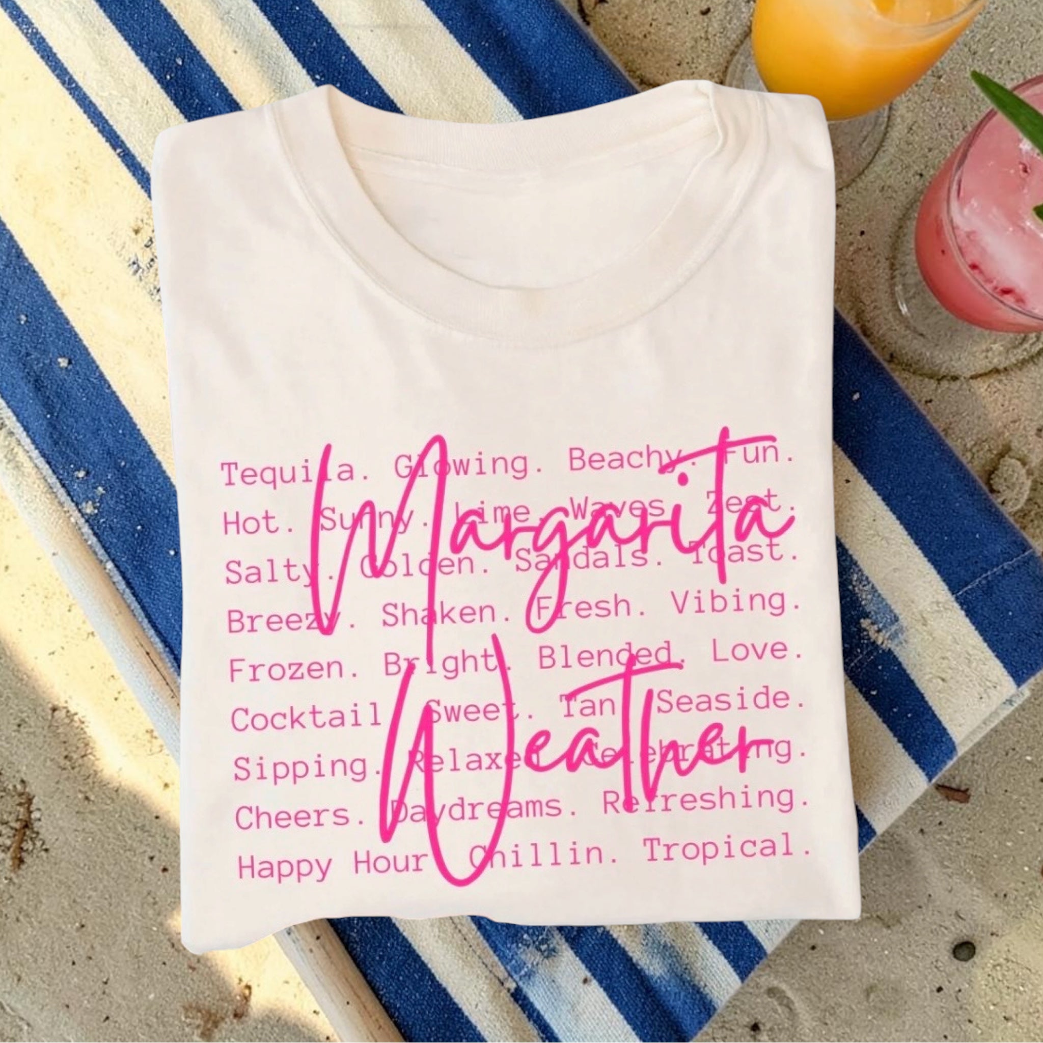 Margarita Weather Script Tee