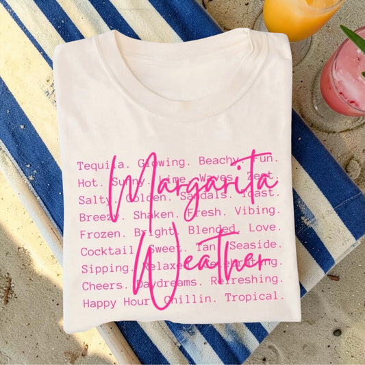 Margarita Weather Script Tee
