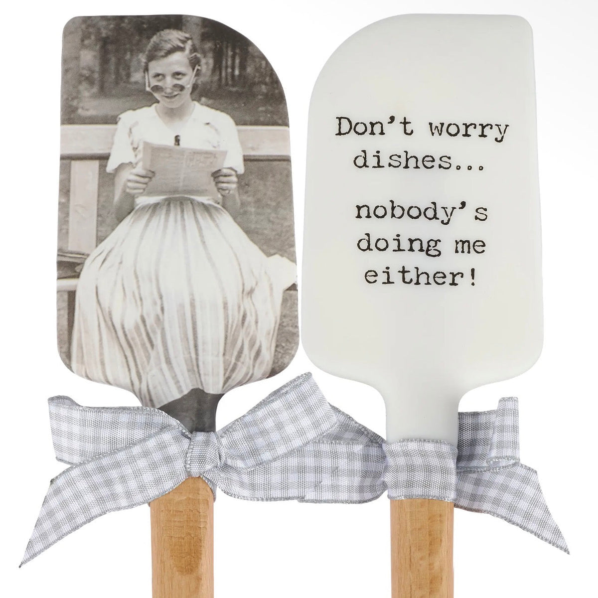 Vintage Humor Silicone Gift Spatula’s
