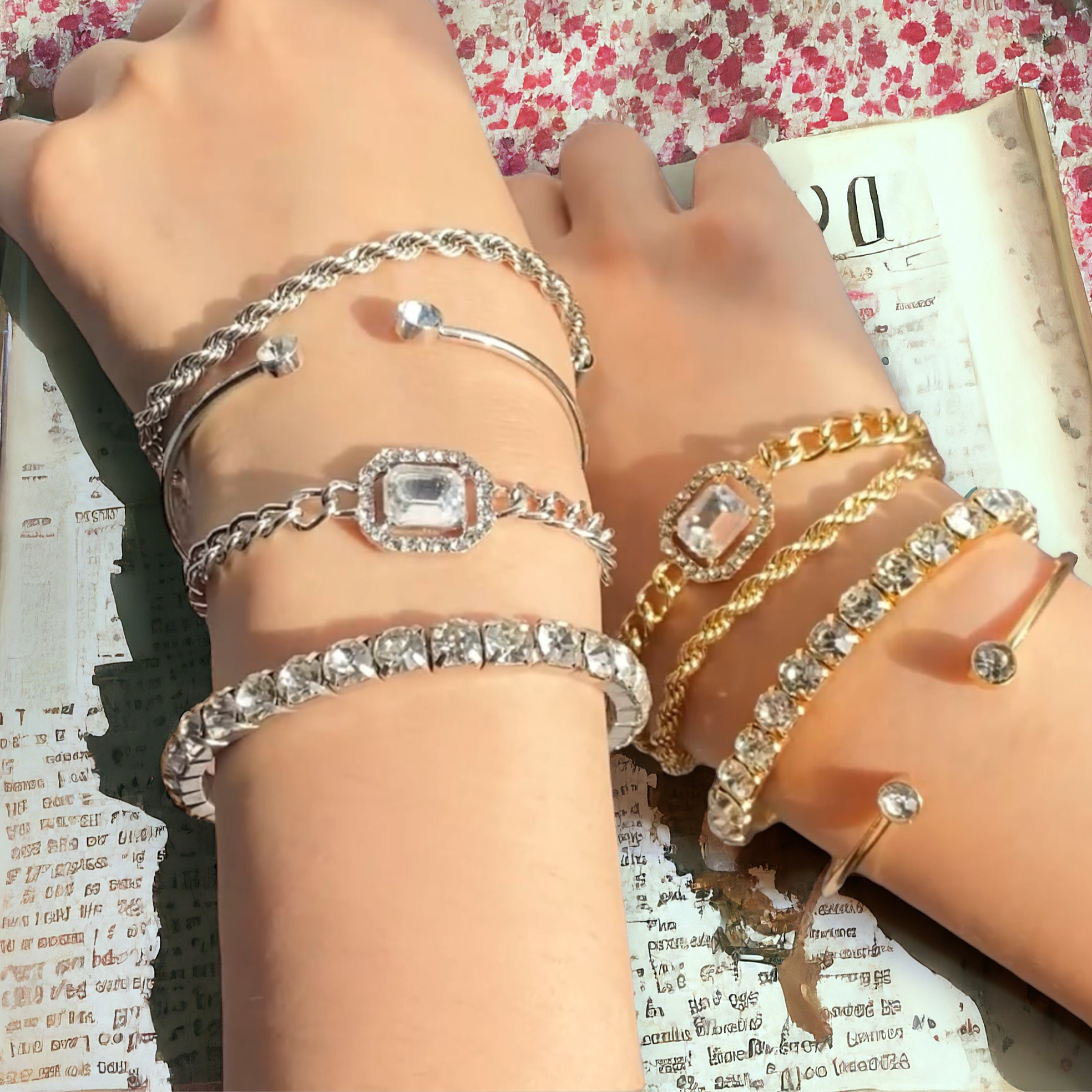 The Becky Four Piece Bangle Mix