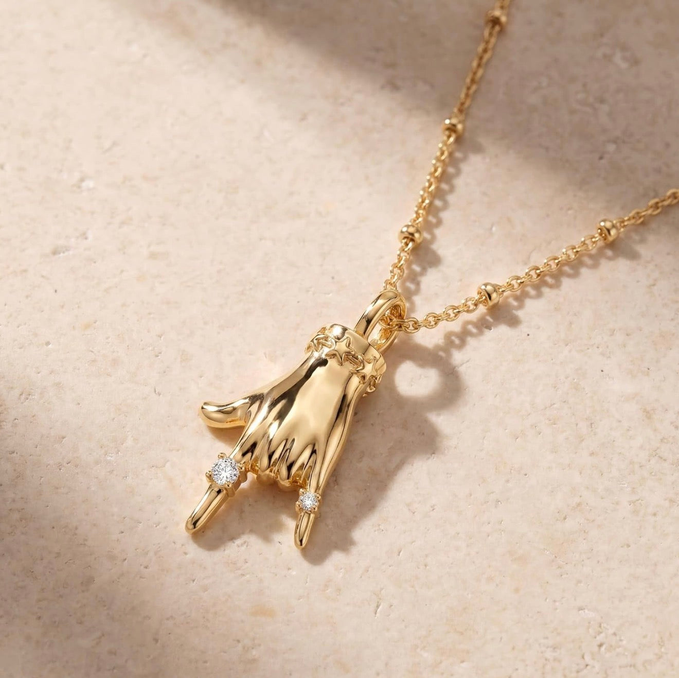 Love you, Mean it. Sign Language Pendant