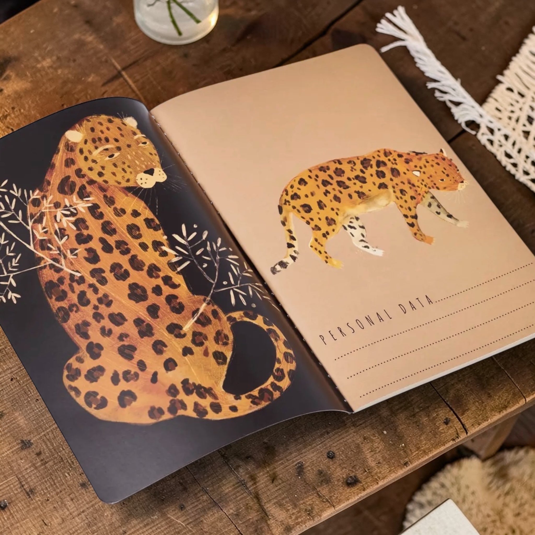 BV Art Collection Notebook/ Leopard