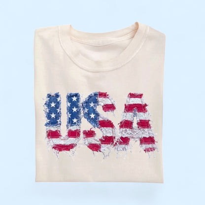 USA Jean Print Style Tee