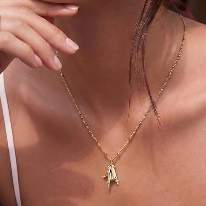 Love you, Mean it. Sign Language Pendant