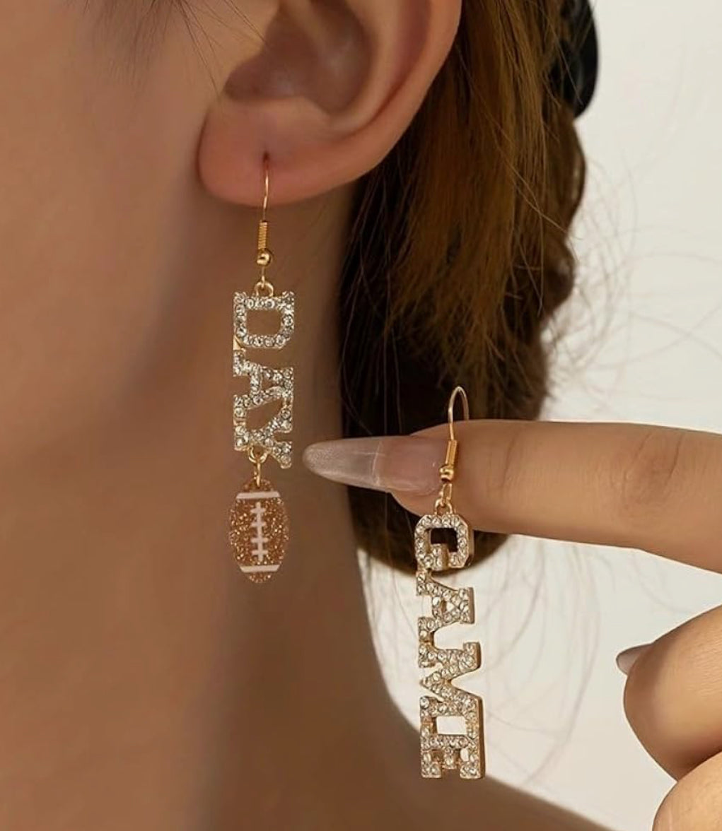 Game Day Ultra Glam CZ Dangle
