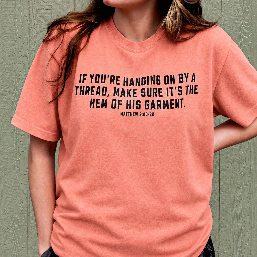Matthew 9:20-22 illustrative Tee