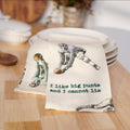 Embroidered Novelty Football Season Hand Towel