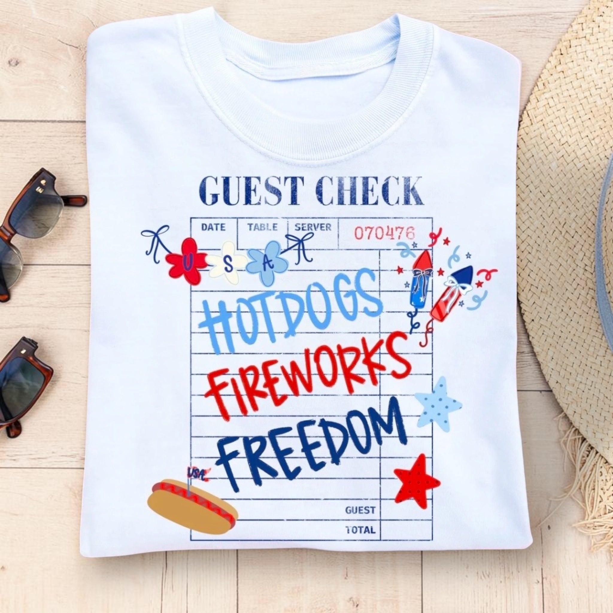 Patriot Check Please Tee