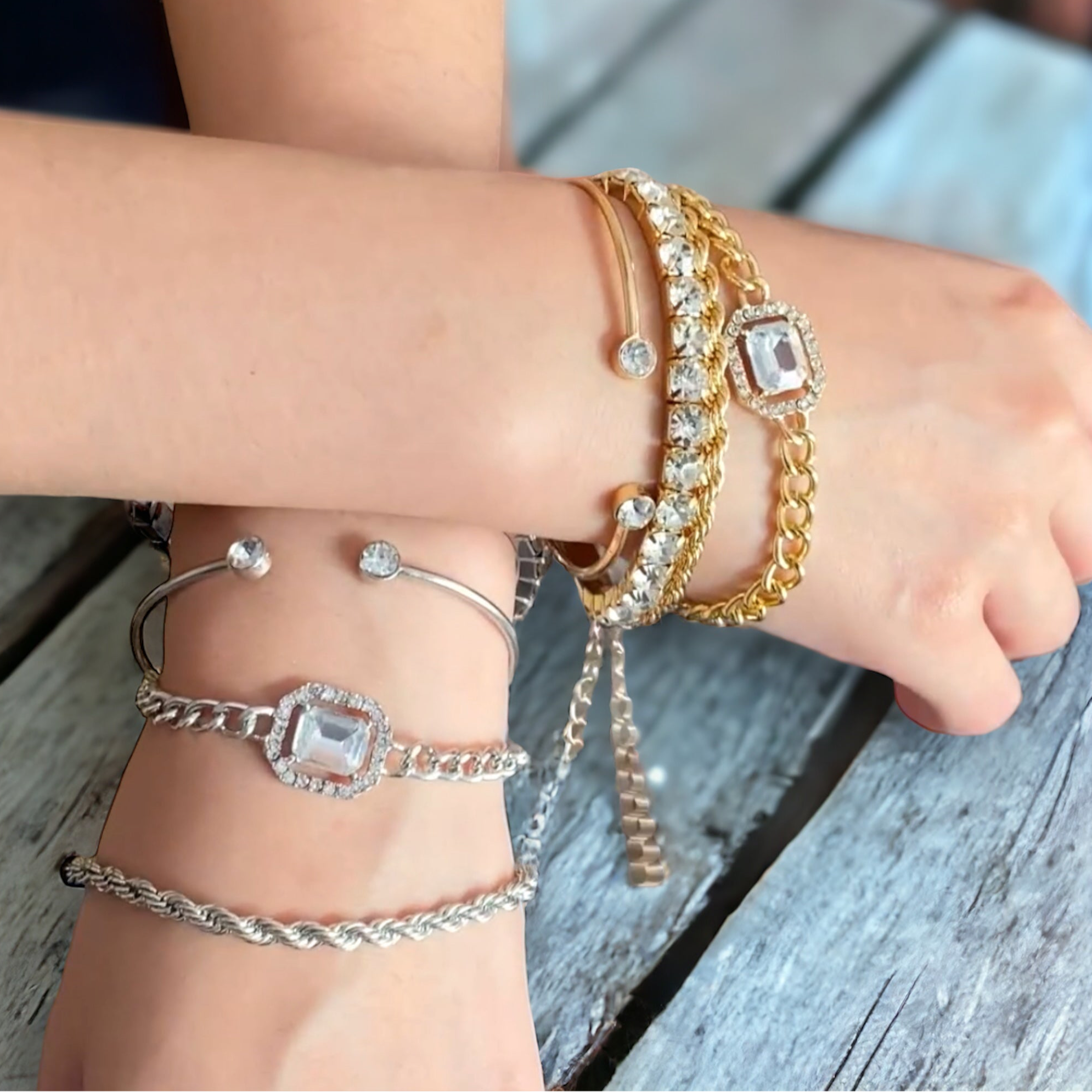 The Becky Four Piece Bangle Mix