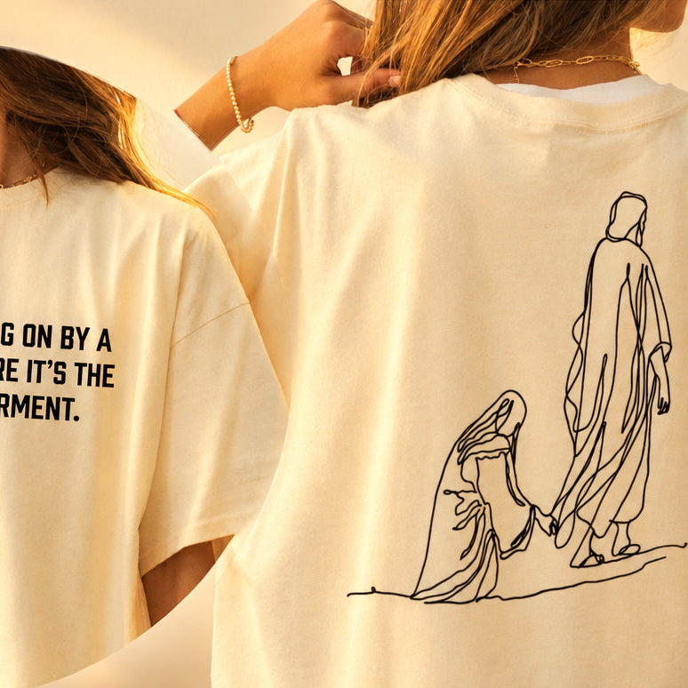 Matthew 9:20-22 illustrative Tee