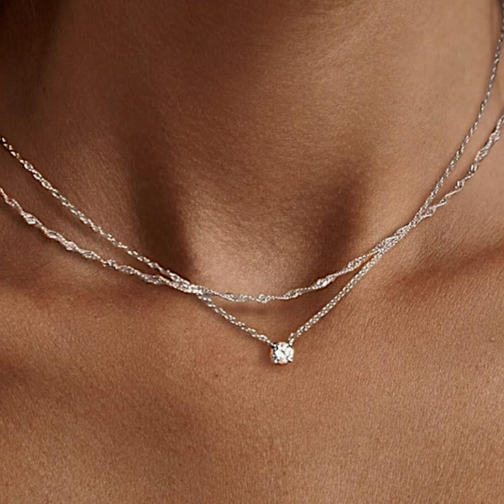 Forget me Not Premium Layering Pendant