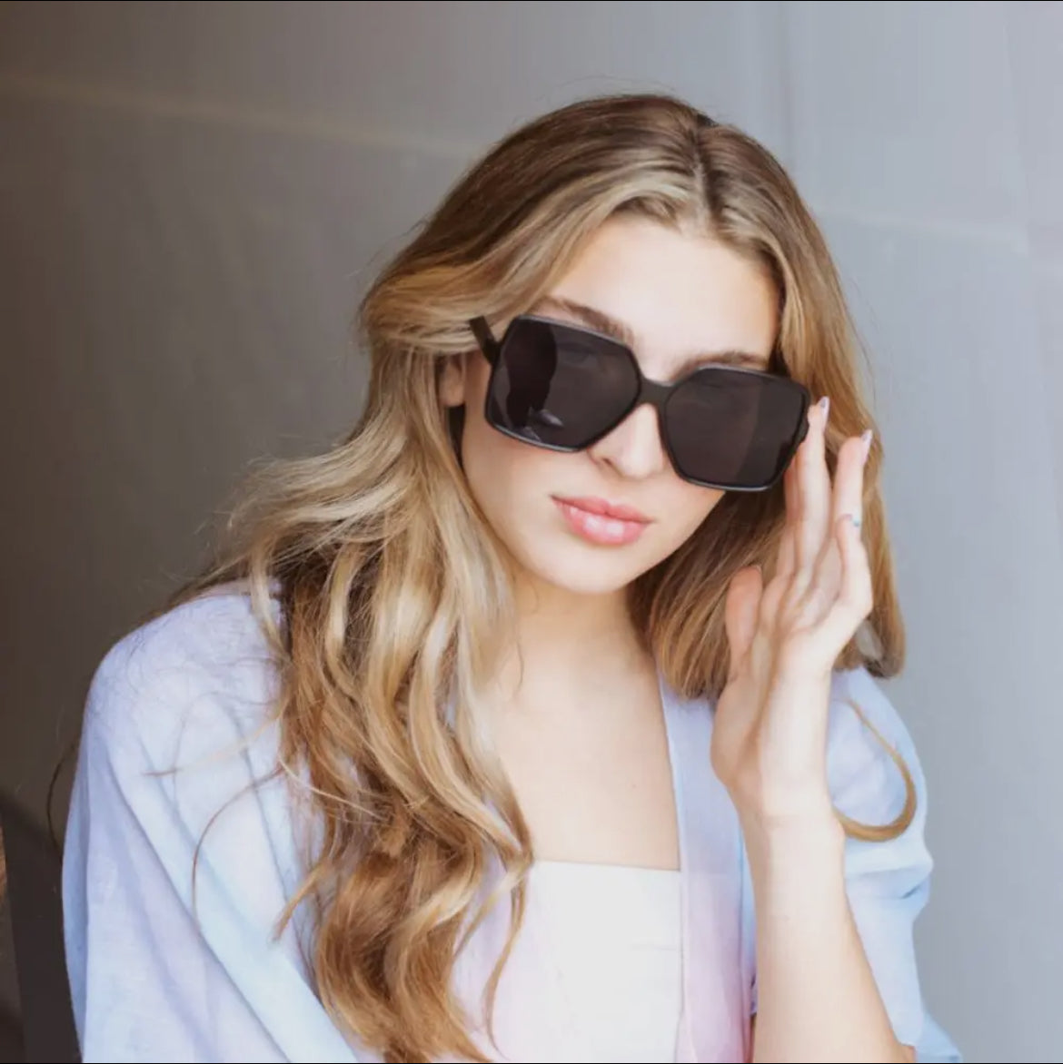 Henna Hexagon Frame Sunglasses